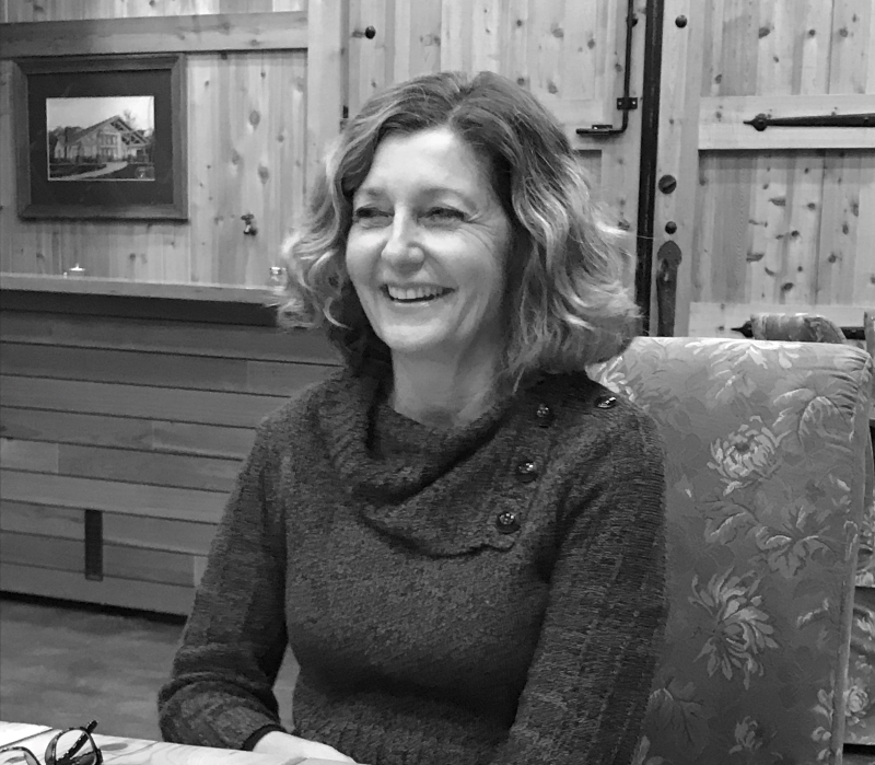 Kathy Bryon smiling for the camera