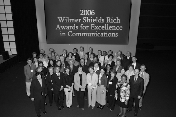 Group photo of attendees of the award event